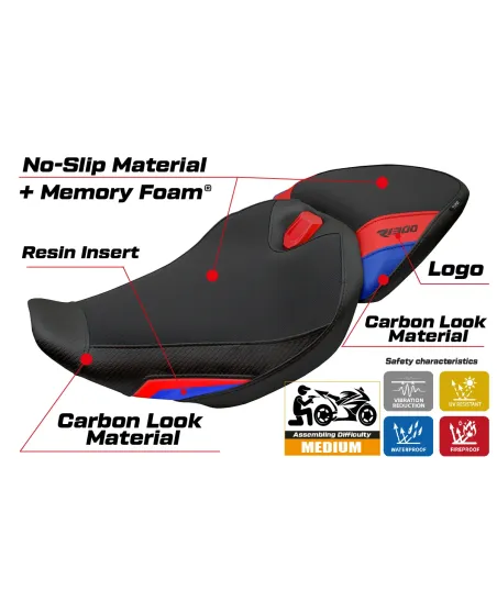 Seat cover compatible - BMW R 1300 R 2025-2026 - mod Remy Comfort System