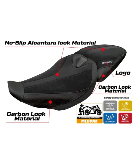 Seat cover compatible - BMW R 1300 R 2025-2026 - mod Remy Velvet