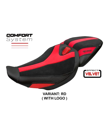 Funda de asiento compatible - BMW R 1300 R 2025-2026 - mod Remy Velvet Comfort System