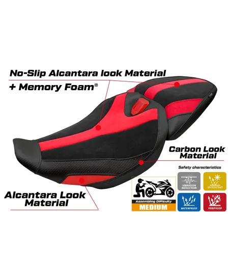 Sitzbezug kompatibel - BMW R 1300 R 2025-2026 - mod Remy Velvet Comfort System