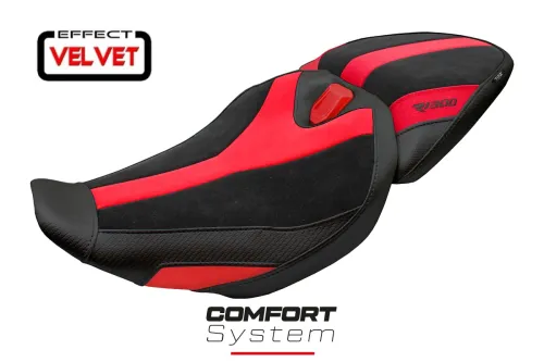 Funda de asiento compatible - BMW R 1300 R 2025-2026 - mod Remy Velvet Comfort System