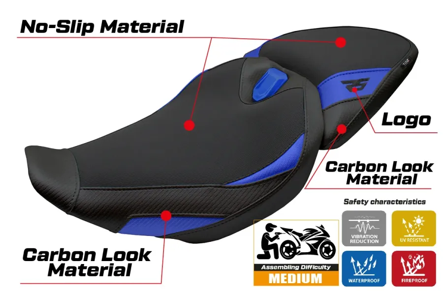 Sitzbezug kompatibel - BMW R 1300 RS 2025-2026 - mod Sohar