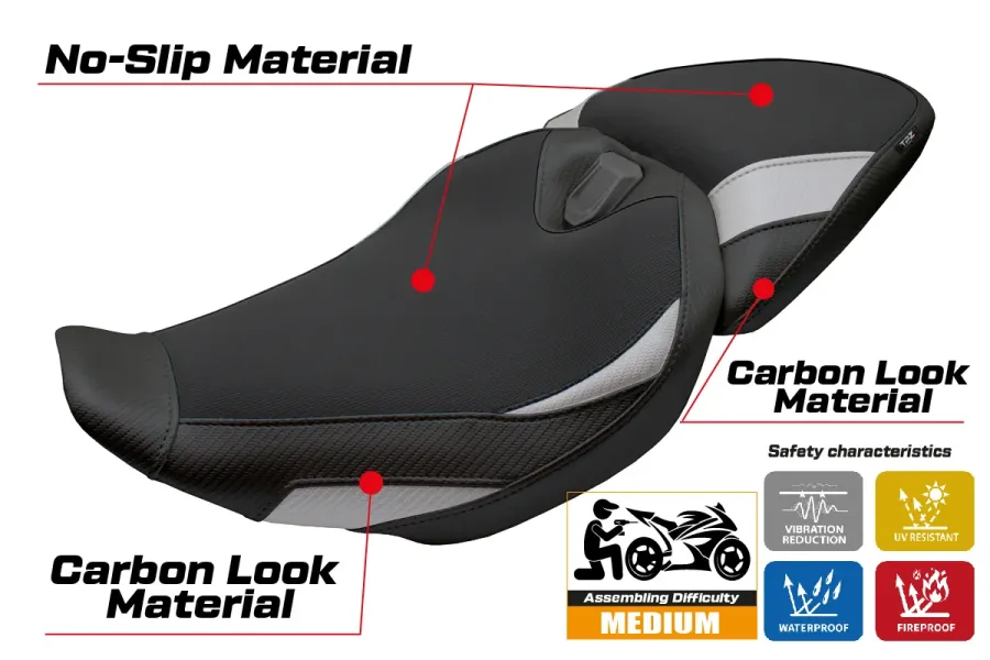 Sitzbezug kompatibel - BMW R 1300 RS 2025-2026 - mod Sohar