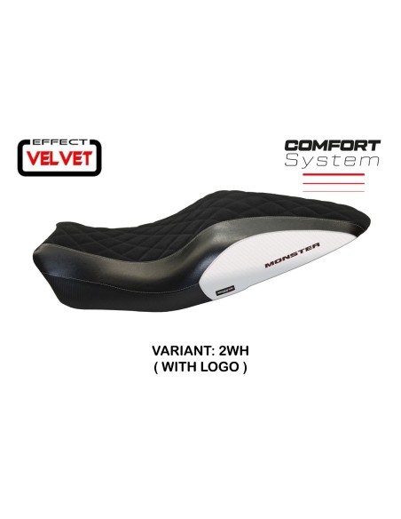 Seat cover compatible Ducati Monster 821 / 1200 (14-16) Andorra Velvet comfort system model