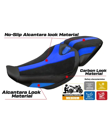 Sitzbezug kompatibel - BMW R 1300 RS 2025-2026 - mod Sohar Velvet