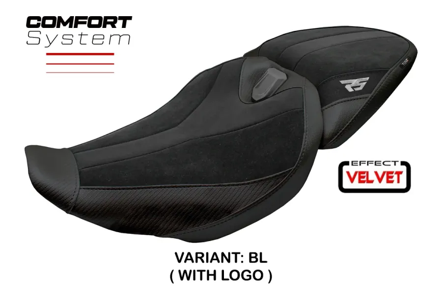 Funda de asiento compatible - BMW R 1300 RS 2025-2026 - mod Sohar Velvet Comfort System