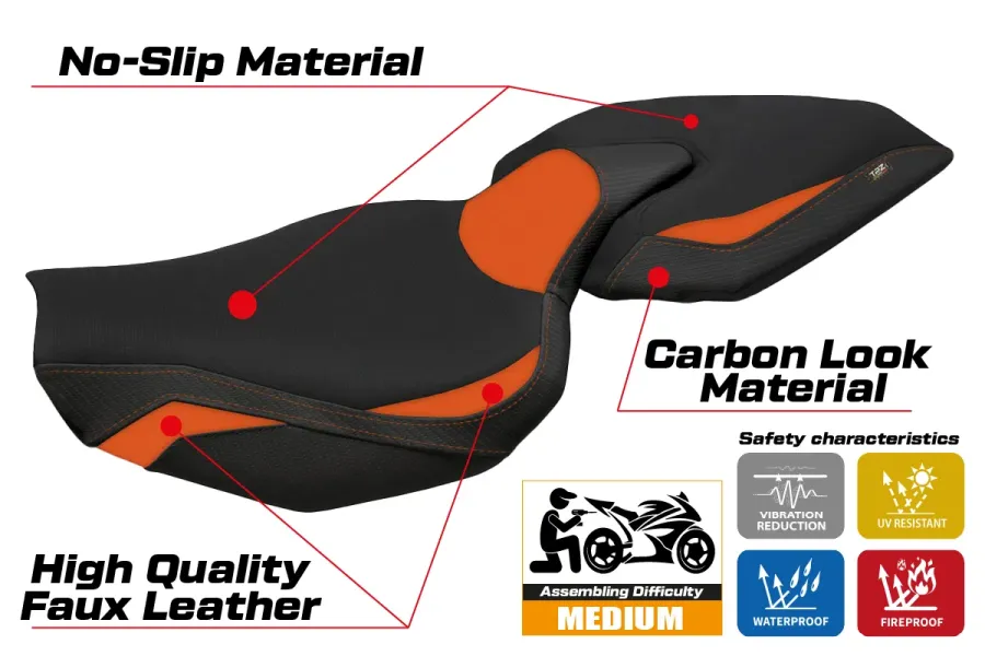 Seat cover compatible - Kawasaki Z 1100 2026 - mod Sagat Comfort System