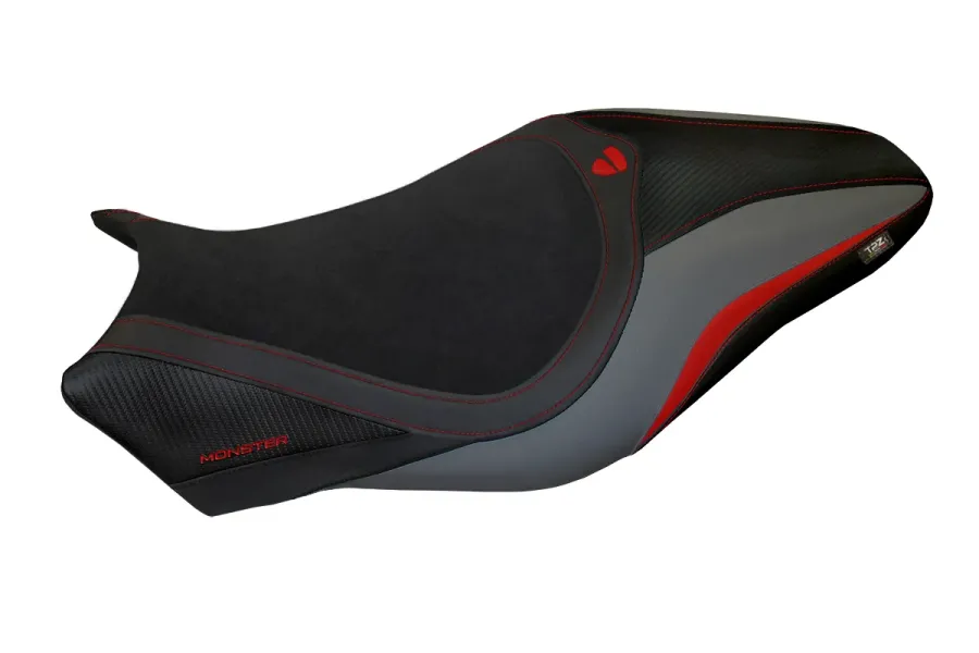 Housse de selle compatible - Ducati Monster 821/1200 2014 - 2016 - mod Turis Velvet