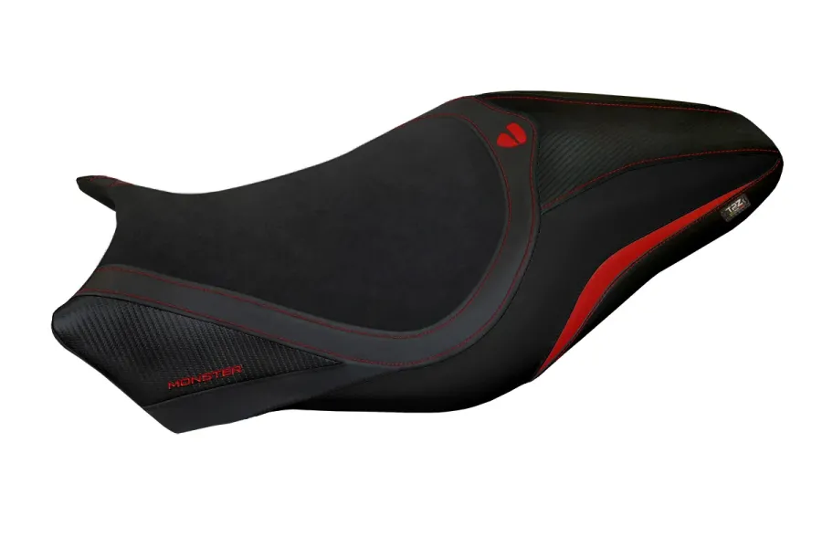 Funda de asiento compatible - Ducati Monster 821/1200 2014 - 2016 - mod Turis Velvet