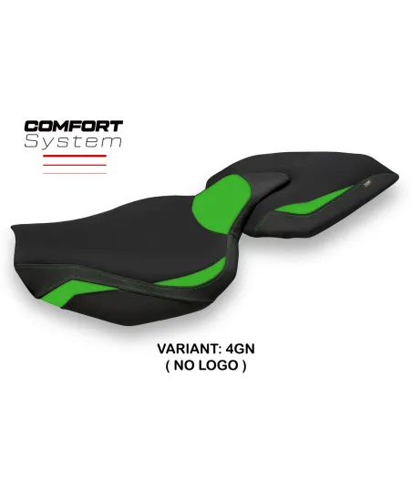 Housse de selle compatible Kawasaki Z 1000 (14-20) modèle Ellos 1 comfort system
