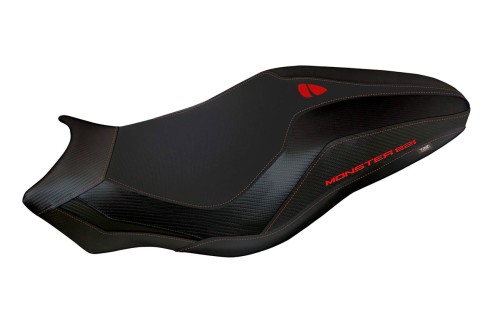 Funda de asiento compatible con Ducati Monster 821/1200 (17-20) modelo Leipzig 3