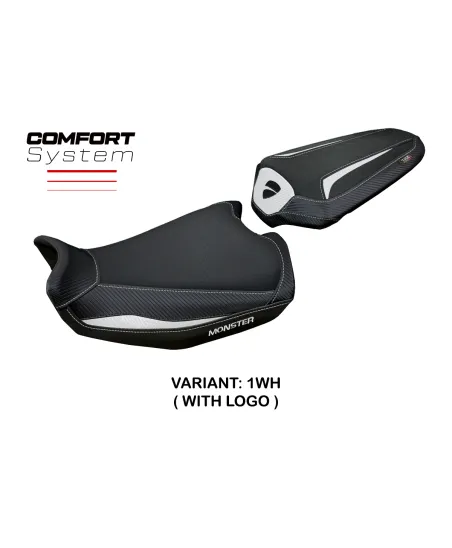 Housse de selle compatible Ducati Monster 937 (21-22) modèle Linosa comfort system