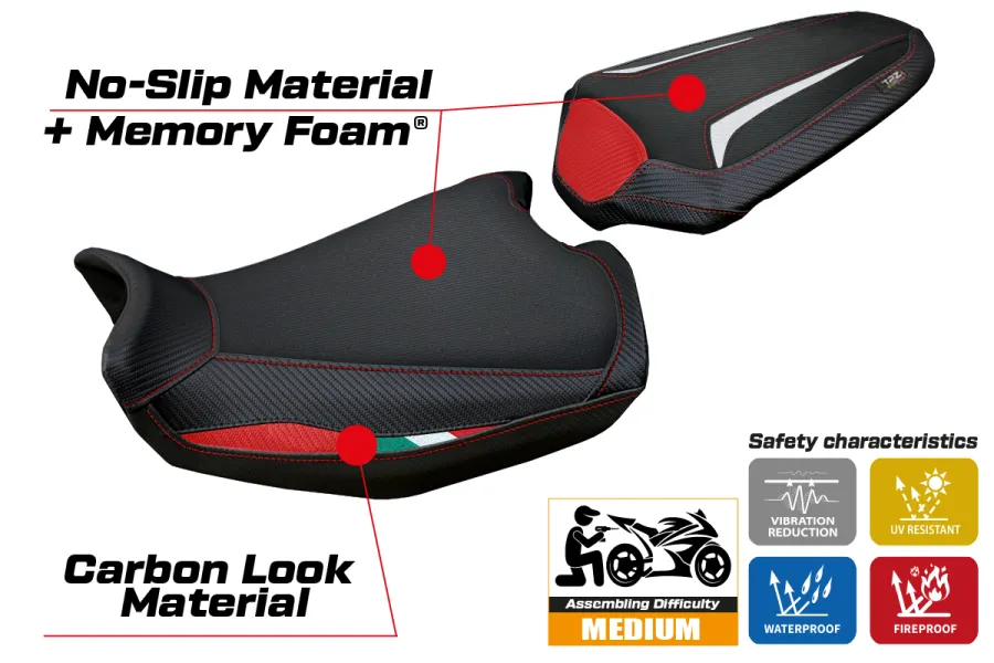 Sitzbezug kompatibel Ducati Monster 937 (21-22) Modell Linosa comfort system