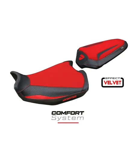 Sitzbezug kompatibel Ducati Monster 937 (21-22) Modell Linosa Velvet Comfort System