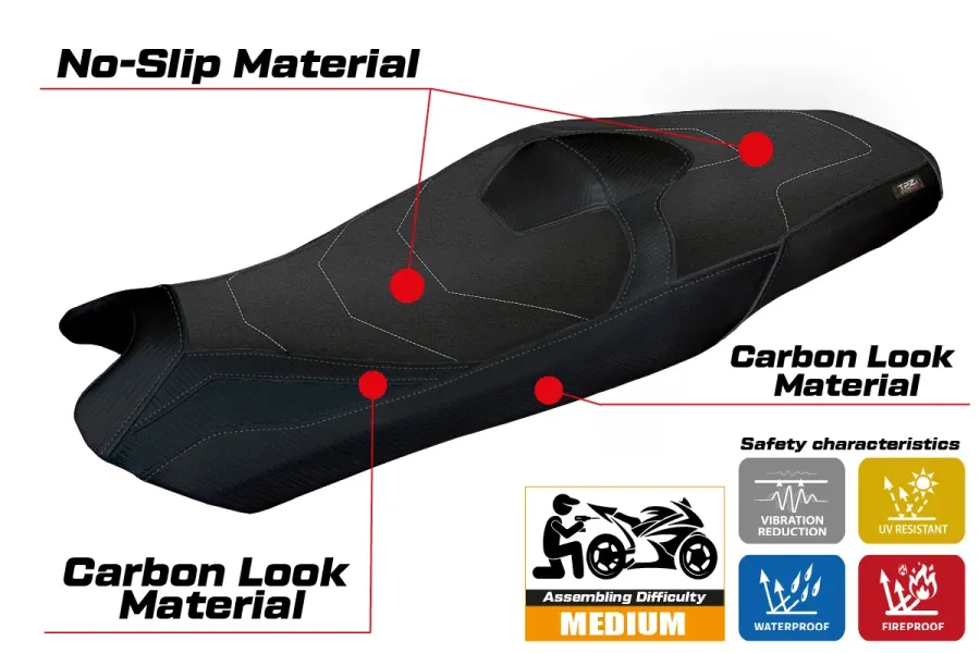 Seat cover compatible - Honda X-ADV 2021 - 2024 - mod Nara Ultragrip