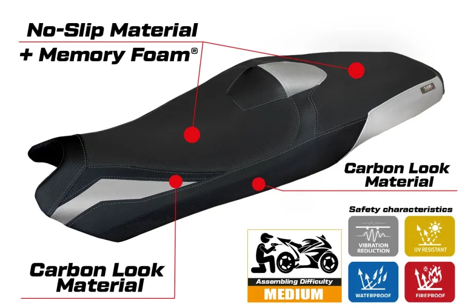 Seat cover compatible - Honda X-ADV 2021 - 2024 - mod Shiga Comfort System
