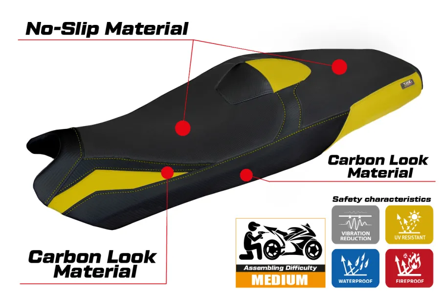 Rivestimento sella compatibile - Honda X-ADV 2025-2026 - mod Asai
