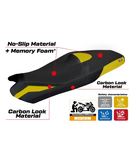 Funda de asiento compatible - Honda X-ADV 2025-2026 - mod Asai Comfort System