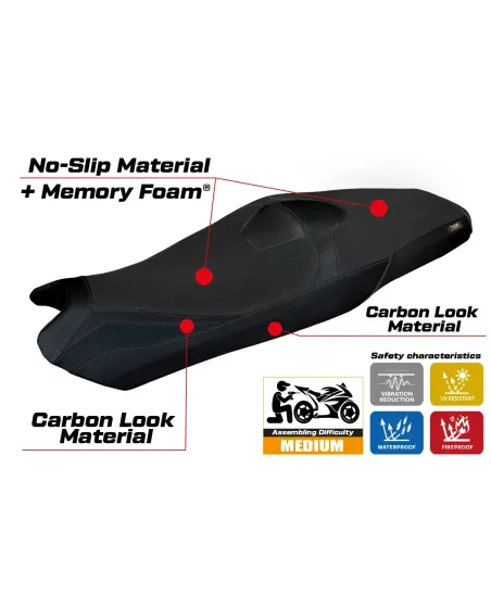 Housse de selle compatible - Honda X-ADV 2025-2026 - mod Asai Comfort System