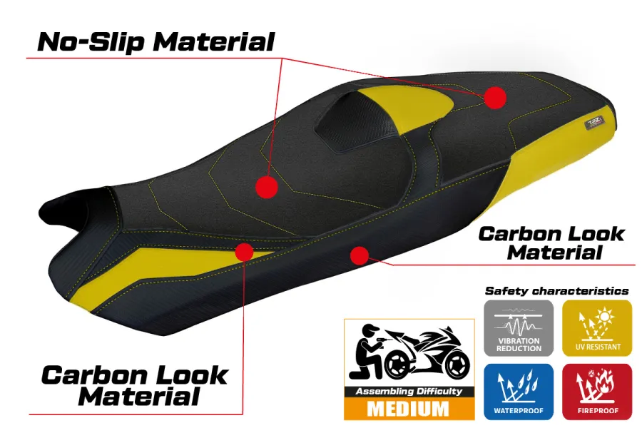 Seat cover compatible - Honda X-ADV 2025-2026 - mod Asai Ultragrip