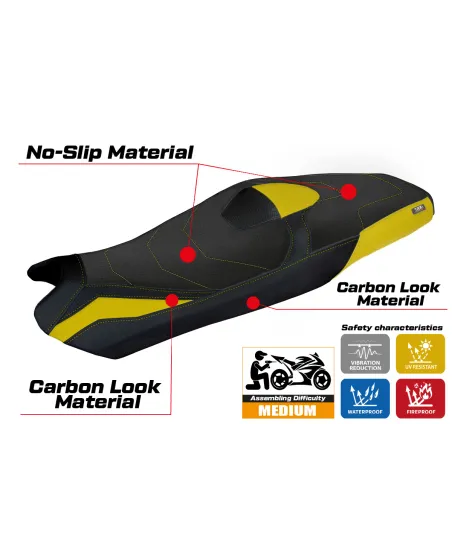Housse de selle compatible - Honda X-ADV 2025-2026 - mod Asai Ultragrip