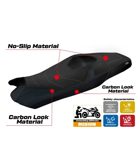 Housse de selle compatible - Honda X-ADV 2025-2026 - mod Asai Ultragrip