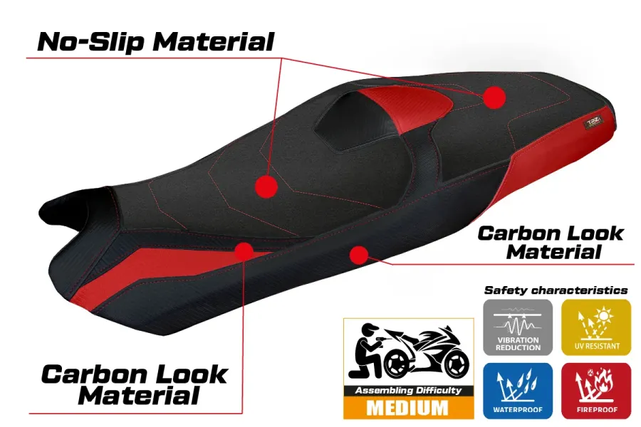 Sitzbezug kompatibel - Honda X-ADV 2025-2026 - mod Asai Ultragrip