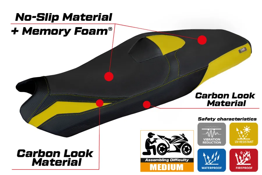 Housse de selle compatible - Honda X-ADV 2025-2026 - mod Asai Heating Comfort System