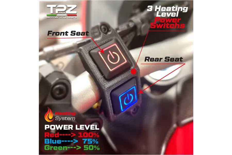 Housse de selle compatible - Honda X-ADV 2025-2026 - mod Asai Heating Comfort System