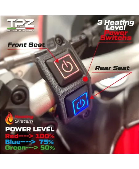 Sitzbezug kompatibel - Honda X-ADV 2025-2026 - mod Asai Heating Comfort System
