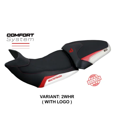 Housse de selle compatible Ducati Multistrada 1200/1260 (15-20) modèle Jazan comfort system