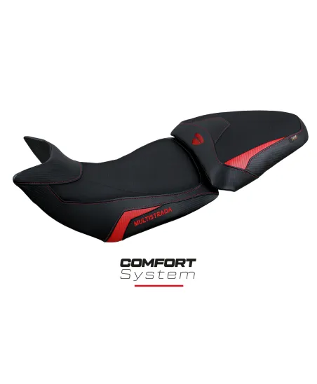 Housse de selle compatible Ducati Multistrada 1200/1260 (15-20) modèle Jazan comfort system