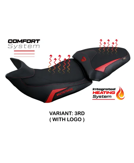Funda de asiento compatible - Ducati Multistrada 1200-1260 2015 - 2020 - mod Heating Comfort System