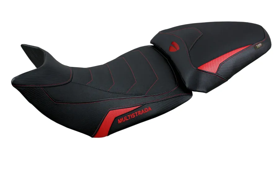 Funda de asiento compatible - Ducati Multistrada 1200/1260 2015 - 2020 - mod Jazan Ultragrip