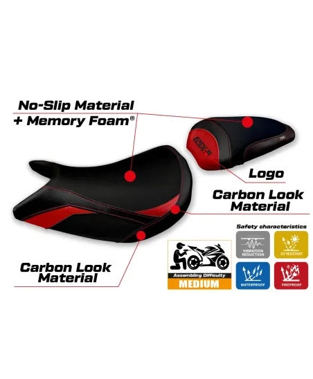 Sitzbezug kompatibel - Suzuki GSX S 1000 2021-2026 - mod Lindi Comfort System
