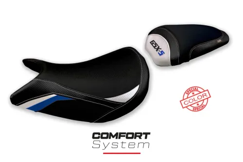 Housse de selle compatible - Suzuki GSX S 1000 2021-2026 - mod Lindi Special Color Comfort System