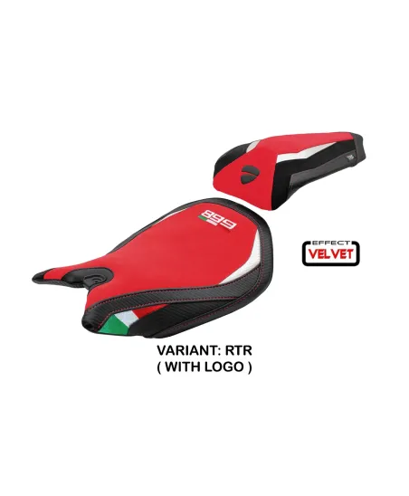 Housse de selle compatible - Ducati Panigale 899 2013-2015 - mod Ordona Velvet