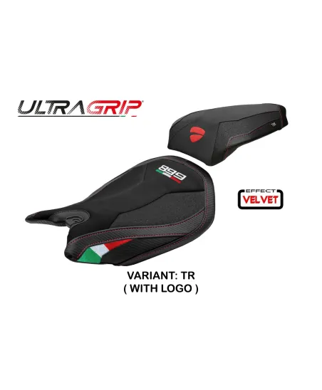 Housse de selle compatible - Ducati Panigale 899 2013-2015 - mod Ordona Velvet Ultragrip