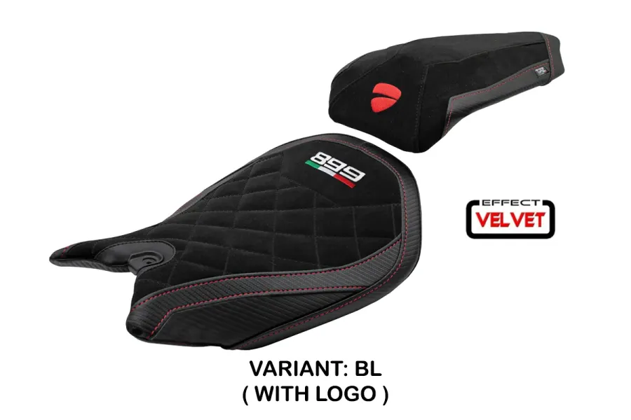 Seat cover compatible - Ducati Panigale 899 2013-2015 - mod Ordona Velvet Special Edition
