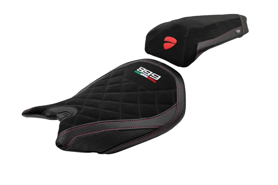 Funda de asiento compatible - Ducati Panigale 899 2013-2015 - mod Ordona Velvet Special Edition