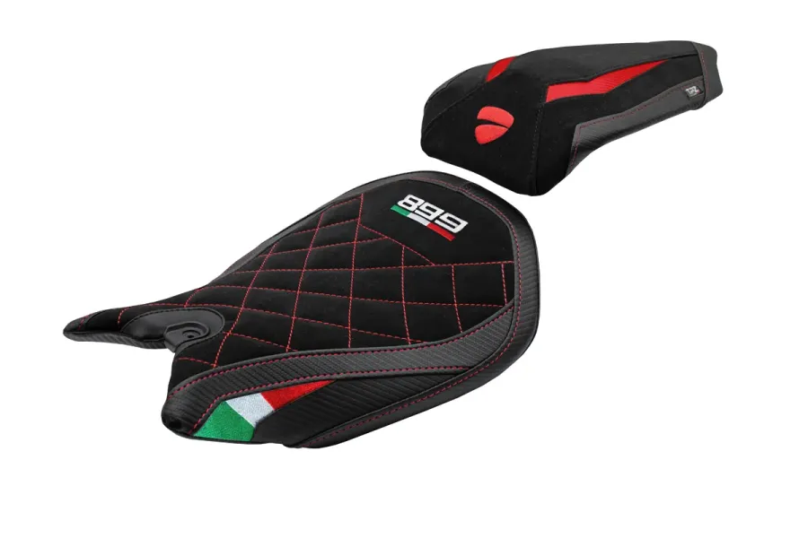 Funda de asiento compatible - Ducati Panigale 899 2013-2015 - mod Ordona Velvet Special Edition
