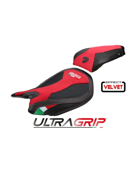 Funda de asiento compatible - Ducati Panigale 899 2013-2015 - mod Ordona Velvet Ultragrip
