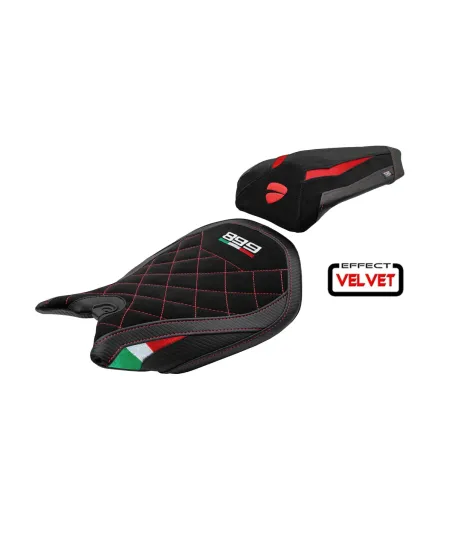 Seat cover compatible - Ducati Panigale 899 2013-2015 - mod Ordona Velvet Special Edition