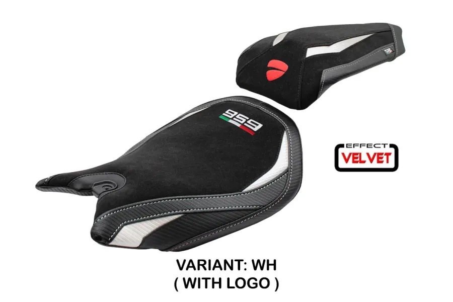 Sitzbezug kompatibel - Ducati Panigale 959 2016-2018 - mod Noci Velvet