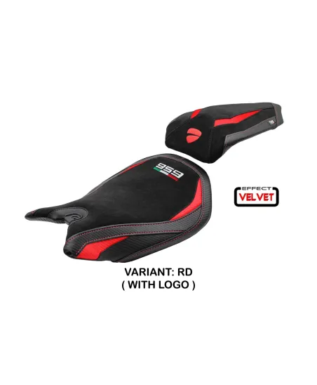 Housse de selle compatible - Ducati Panigale 959 2016-2018 - mod Noci Velvet