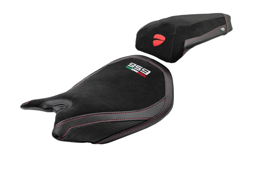 Funda de asiento compatible - Ducati Panigale 959 2016-2018 - mod Noci Velvet