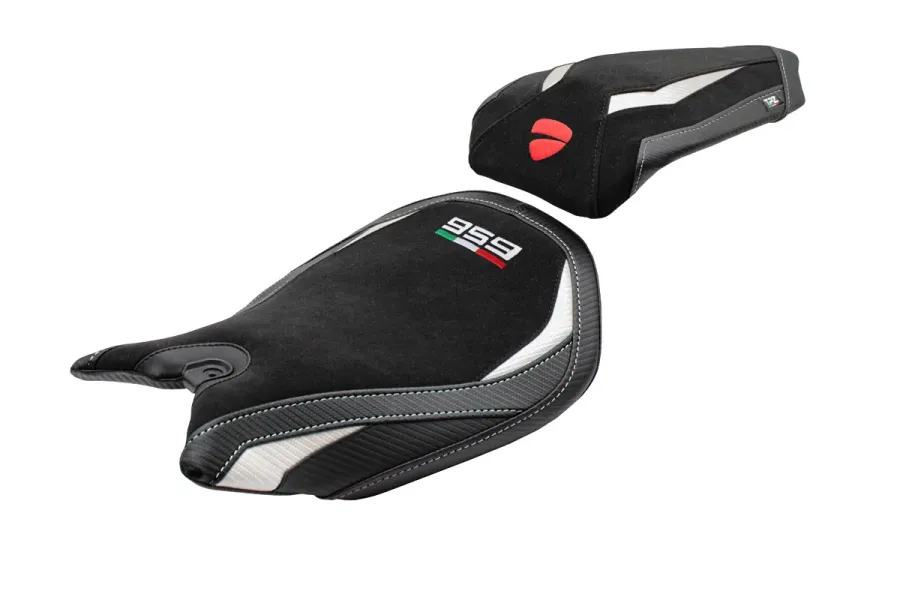 Funda de asiento compatible - Ducati Panigale 959 2016-2018 - mod Noci Velvet