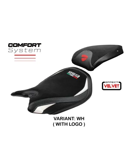 Seat cover compatible - Ducati Panigale 959 2016-2018 - mod Noci Velvet Comfort System