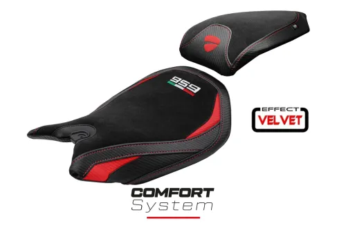 Sitzbezug kompatibel - Ducati Panigale 959 2016-2018 - mod Noci Velvet Comfort System