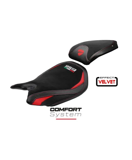 Sitzbezug kompatibel - Ducati Panigale 959 2016-2018 - mod Noci Velvet Comfort System